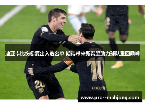 迪亚卡比伤愈复出入选名单 期待带来新希望助力球队重回巅峰 迪亚卡比伤愈复出入选名单 期待带来新希望助力球队重回巅峰